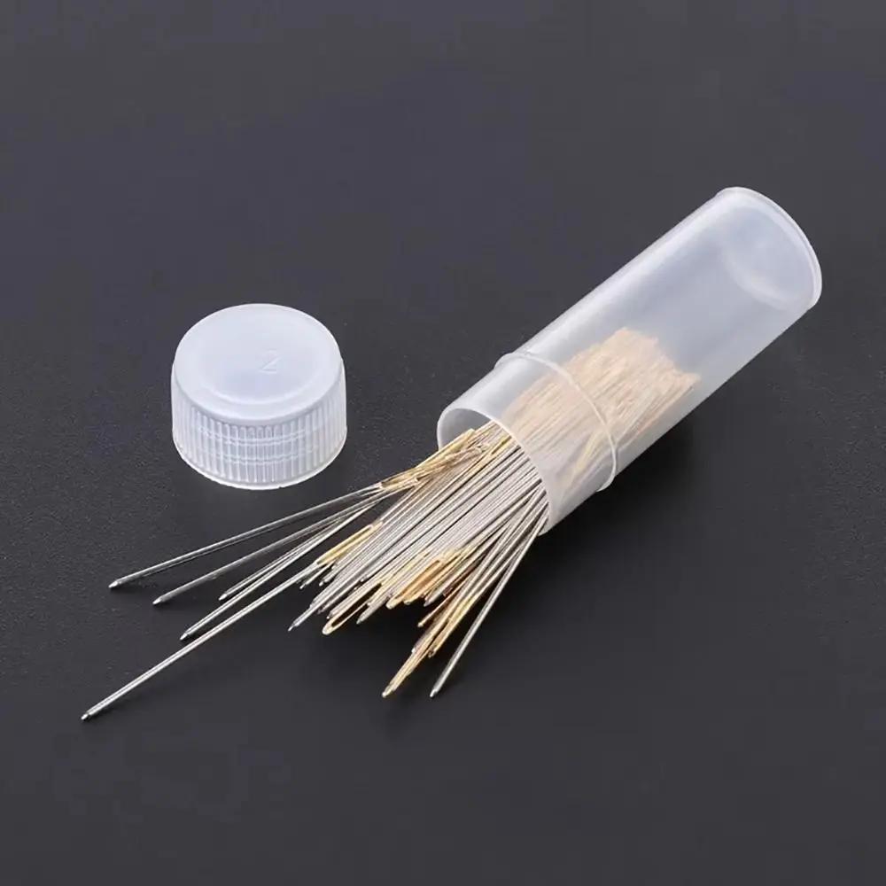 100Pcs Durable Multi-size Sewing Needle 22/24/26# Tail Embroidery Fabric Cross Stitch Needle DIY Sewing Needle Craft Tool