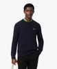 LACOSTE Men'S Cable Long Sleeve Crew Neck Pullover Ah7627-56G 802