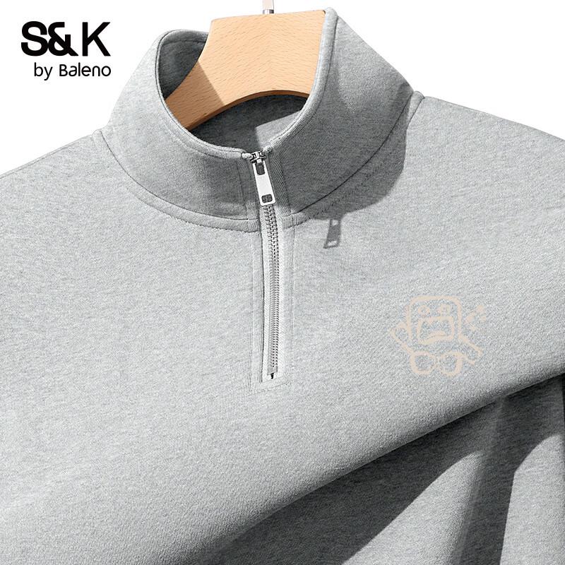 

Baleno Men s S&K Series Stand Collar Pullover Sweatshirt 2XL