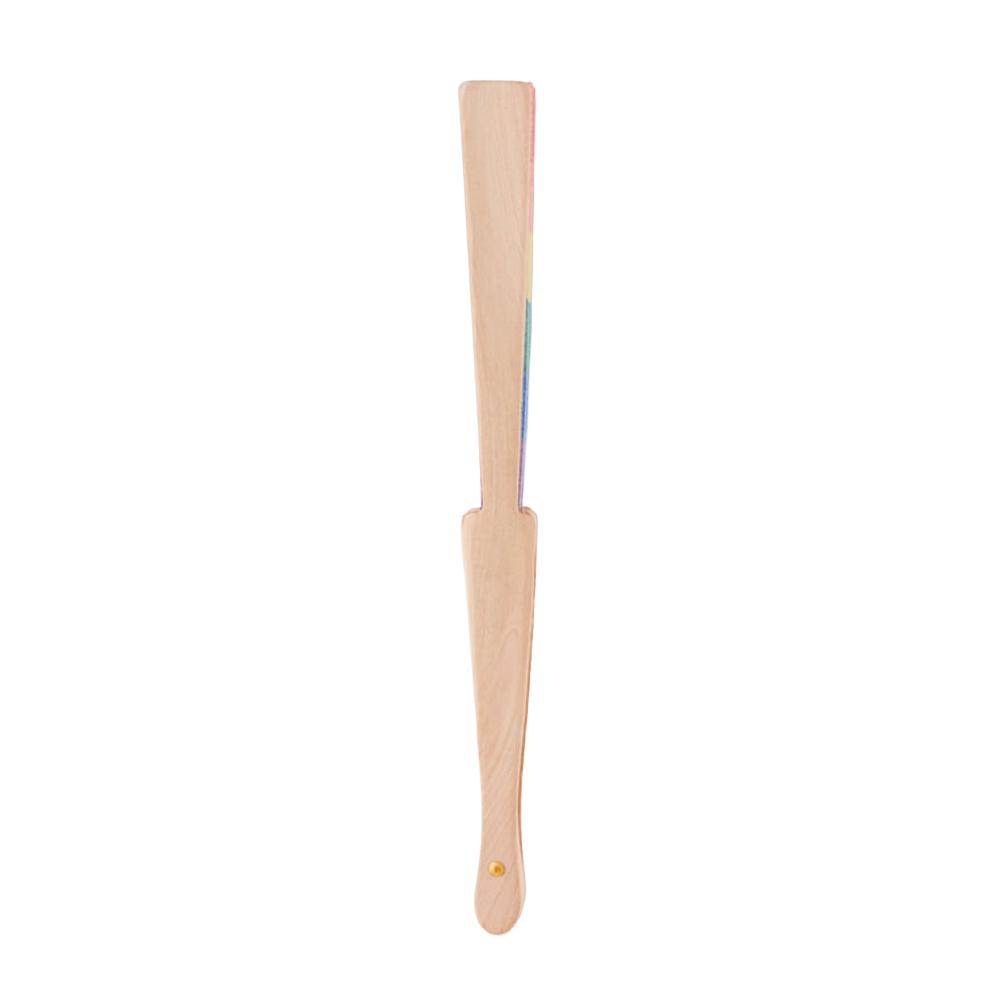 MidOcean Bowfan Rainbow Wooden Handheld Fan