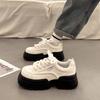 High-end thick-soled little white shoes women's spring versatile board shoes new height-increasing casual sports dad shoes