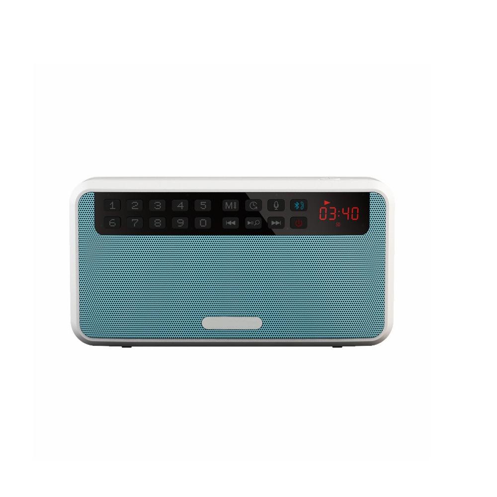 Portable 6W Stereo Bluetooth-compatible Speakers FM Radio Speaker TF Card USB Music Player