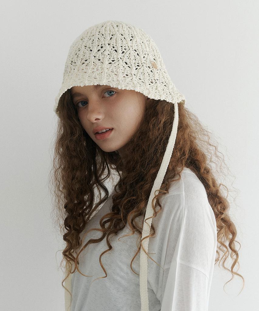 Judy And Paul Crochet String Hat (2 Colors)