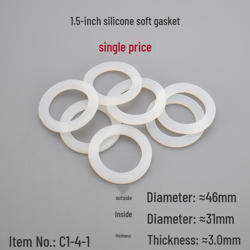 Jeu de Joints Souples en Caoutchouc Silicone et Joints Durs en PTFE - Différentes Tailles Disponibles