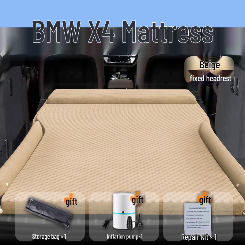 BMW X4 Trunk Air Mattress: Inflatable Car Bed for Rear Sleeping