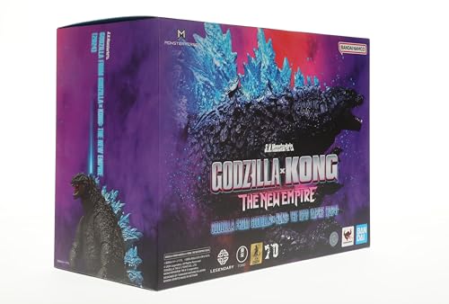 TAMASHII NATIONS S.H. MonsterArts GODZILLA FROM GODZILLA x KONG: THE NEW EMPIRE (2024) Godzilla x Kong New Empire, approximately 160mm PVC p