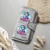 Cute Bear Printed Long Wallet Multi Card Holder Fashion Casual Purse for Daily Use