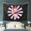 Giggles Japanese Happy Tree Friends Tapestry Wall Hanging Aesthetic Home Decor Tapestries for Living Room Bedroom