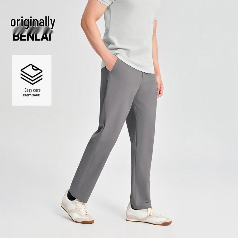 

Мужские повседневные брюки Benlai прямого кроя, простые в уходе L