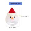 KX4B Plush Snowman Headgear Christmas Hat for Adults Warm Winter Festives Accessory Comfortable Santa Costume Headgear