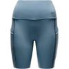 Universal Breathable Quick-Dry High-Waisted Pocket Cycling Pants Women Pants Denim-Blue Green DQ5995-464