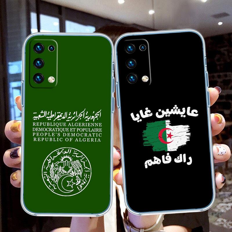 IK3 Algerischer Reisepass Flagge Transparente Handyhülle für Samsung Galaxy A04 A04S A14 A23 A34 A54 M23 M33 M52 M53