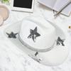 Rhinestones Belt Five Pointed Star Hat for Women Cosplay Costume Hat Bachelorette Party Headwear Wedding Western Hat