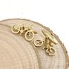 Extreme Wings Hollow Out Bicycle Theme Cufflinks Sports Suit Dual Purpose Trendy Men's Essential Wear Resistant Precision