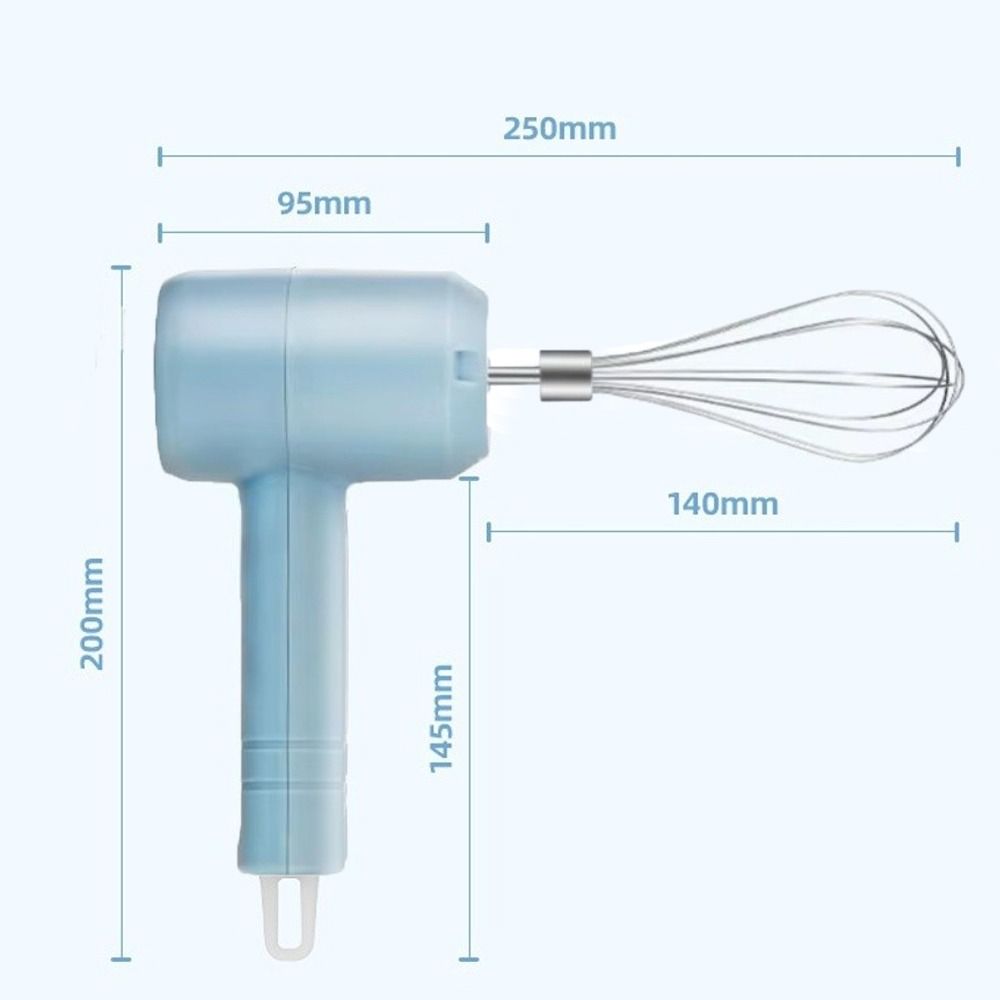 Wireless Electric Egg Beater USB Powered Whipped Cream Beater  Home Cooking Kitchen Use