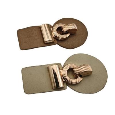 10Pieces Leather Sew On Toggles Closures Replacement Toggles For Knitwear Windbreakers Jackets Woolen Coat Clothing