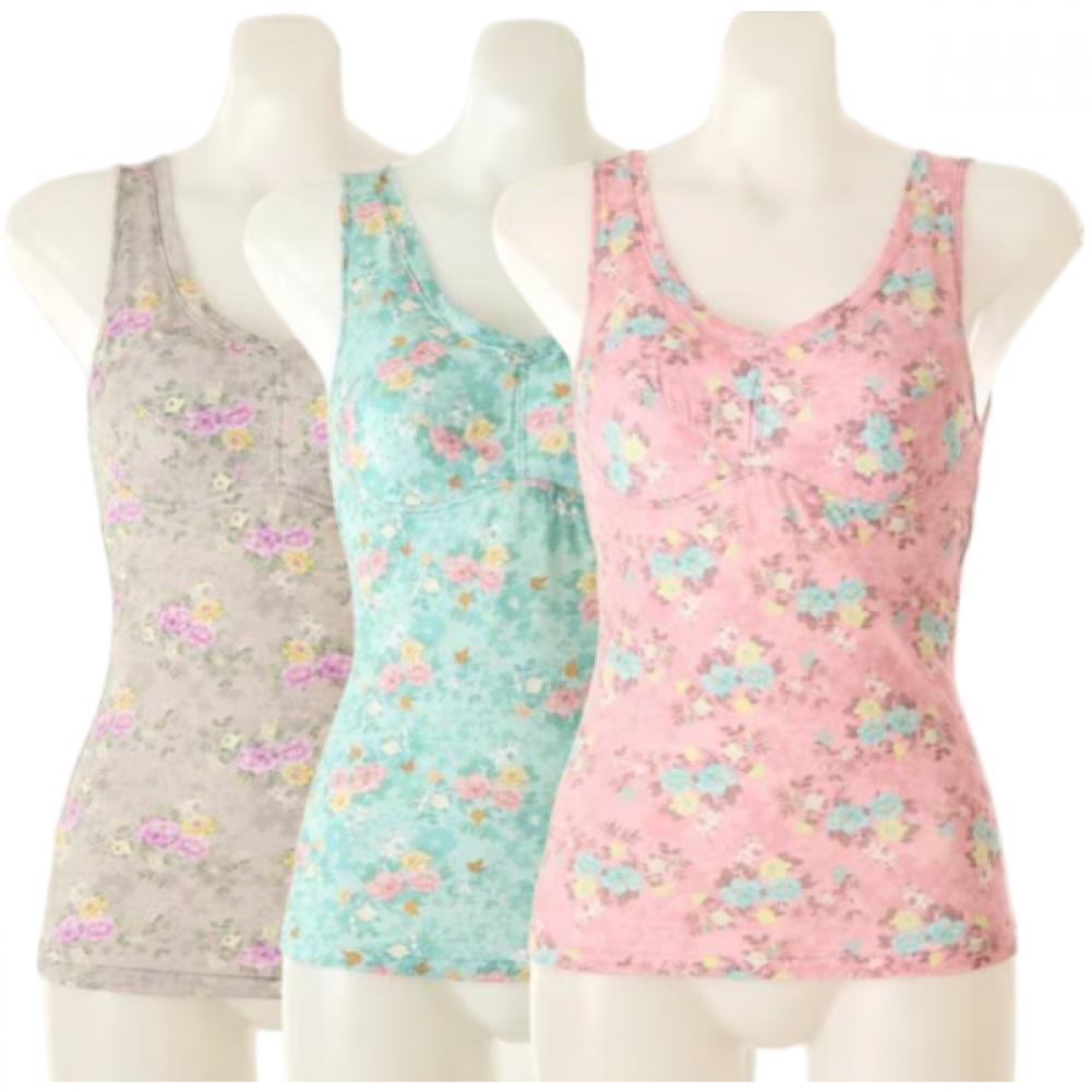 Wacoal Flower PrInt Bra Cup RunnIng In Modal Material Wlgc285r skins/85(S)