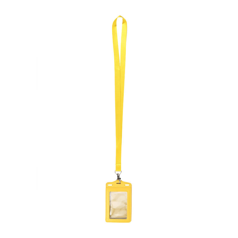 PU Leather Multi-function Card Holder Case for Work Badge Bus Pass ID Card Bank Card Credential Holder