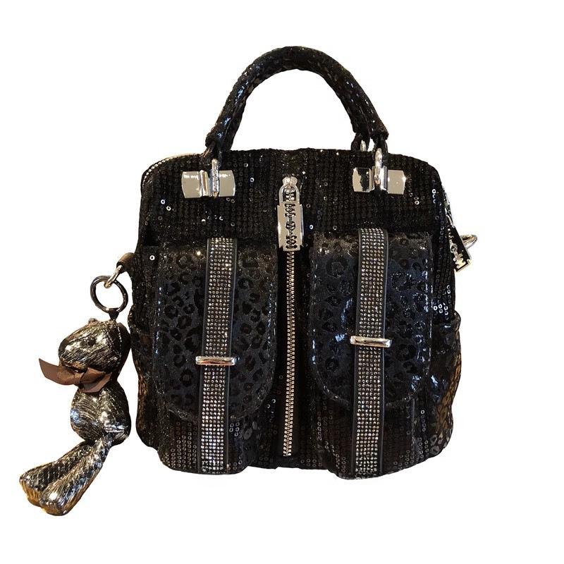 2023 Damenmode, Mehrzweck-Handtasche und Rucksack mit Pailletten – trendige Umhängetasche im koreanischen Stil