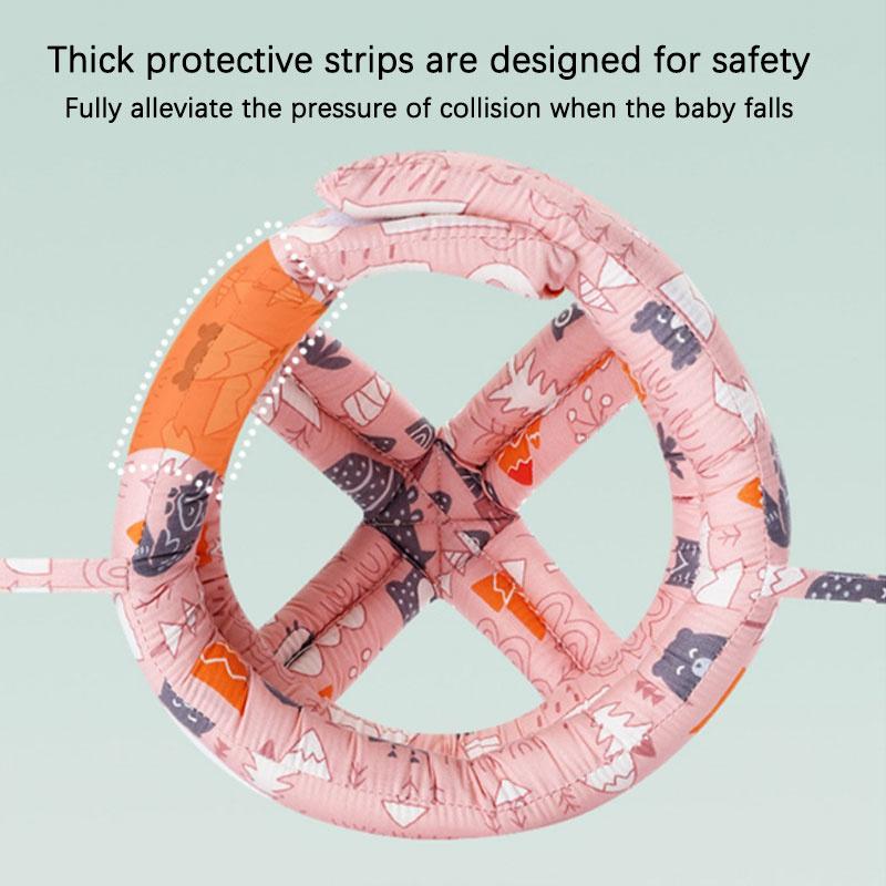 Casco per Neonati e Bambini Piccoli Senza Urti Cuscino Protettivo per la Testa Bumper Cappellino, Cappellino Protettivo Regolabile per Correre Camminare Gattonare