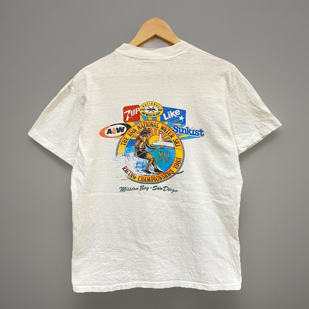 Vintage 80s Water Ski T Shirt Men’s Large 1983 National Championships USA Rare Unisex T-Shirt