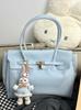 Cross-border Jelly Birkin Style Tote: Explosive Jelly Bag Single Shoulder Handbag