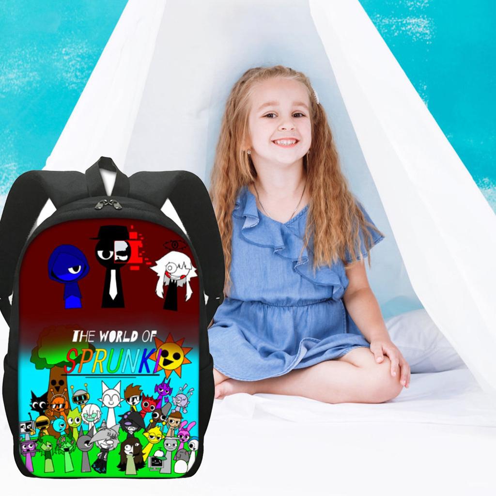 Large-capacity Backpack For Primary And Secondary School Students, Cartoon Shoulder Bag And Pencil Case For Children