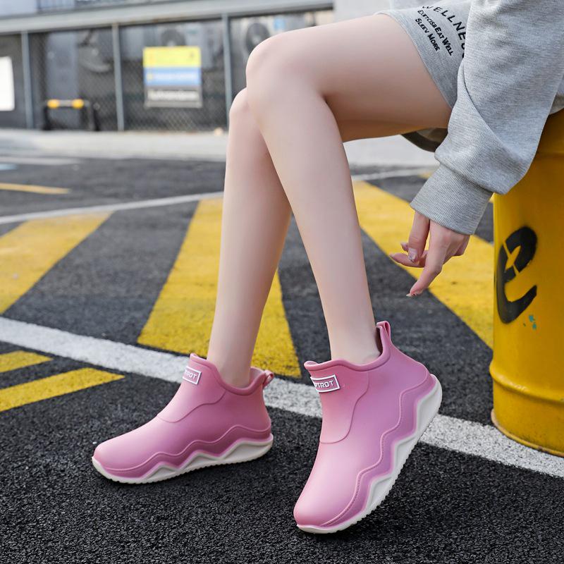 Unisex Frühjahr 2024 Wasserdichte Knöchel-Gummistiefel - Abriebfest, Rutschfest, Leichte Gummischuhe für die Küchenarbeit