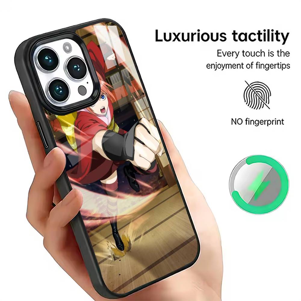 

Gintama Kagura Phone Case For iPhone17,16,15,14,13,12,11 Plus,Pro Magnetic For Magsafe Wireless Charging iPhone13PROMAX