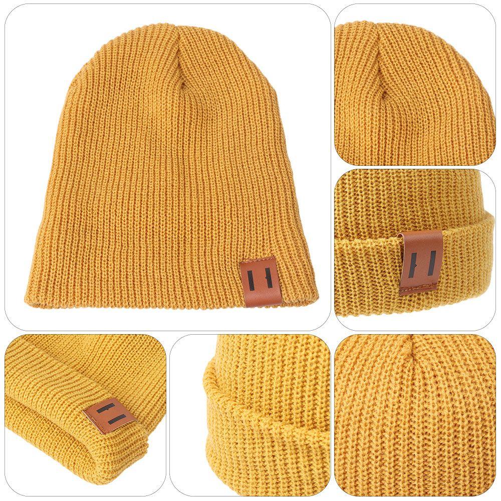Bonnet d'hiver pour adultes et enfants Chapeau d'hiver Casquette pour bébé Bonnet tricoté
