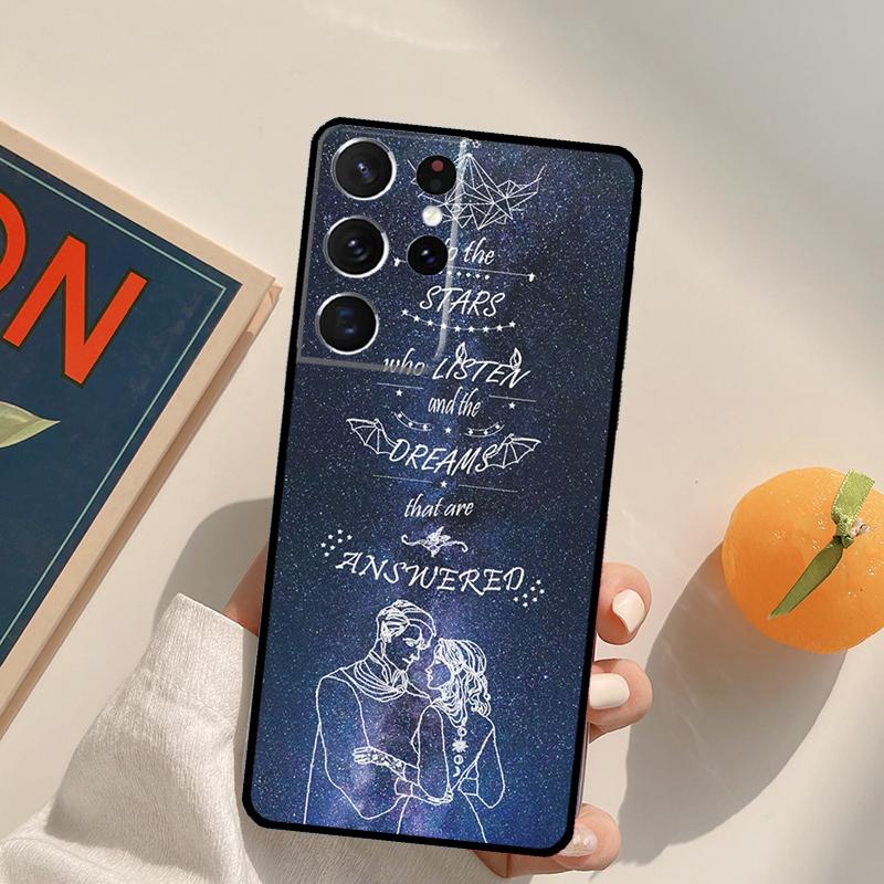 Fury Sarah J Maas A Court of Mist Phone Case For Samsung Galaxy S24 S25 S26 Ultra S20 S21 S22 S23 Plus S10 S25 FE Back Cover