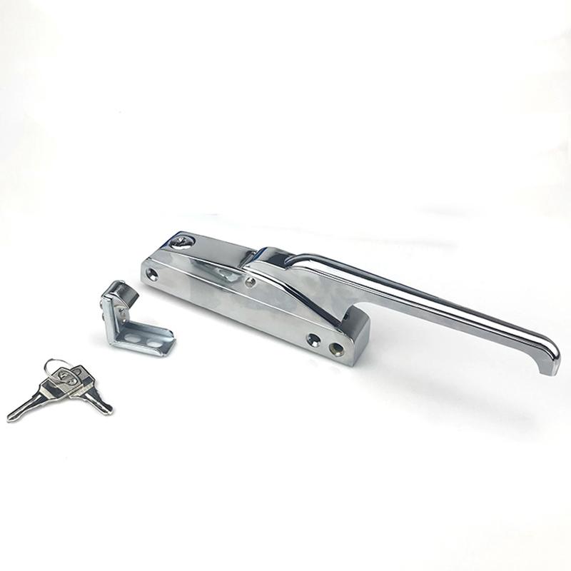 Side-Mounted Freezer Oven Door Handle Cold Storage Knob Lock Latch Hardware Pull Part Industrial