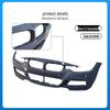 BMW 3 Series F35 Front Bumper with 6 Parking Sensor Holes, M Sport Trim, 51118067946