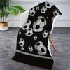 1 Stück Fußball-Element-Design Strandtuch Super Saugfähigkeit Geeignet für Meeresurlaub Pool Yoga Heimfitness Geschenk für Familien