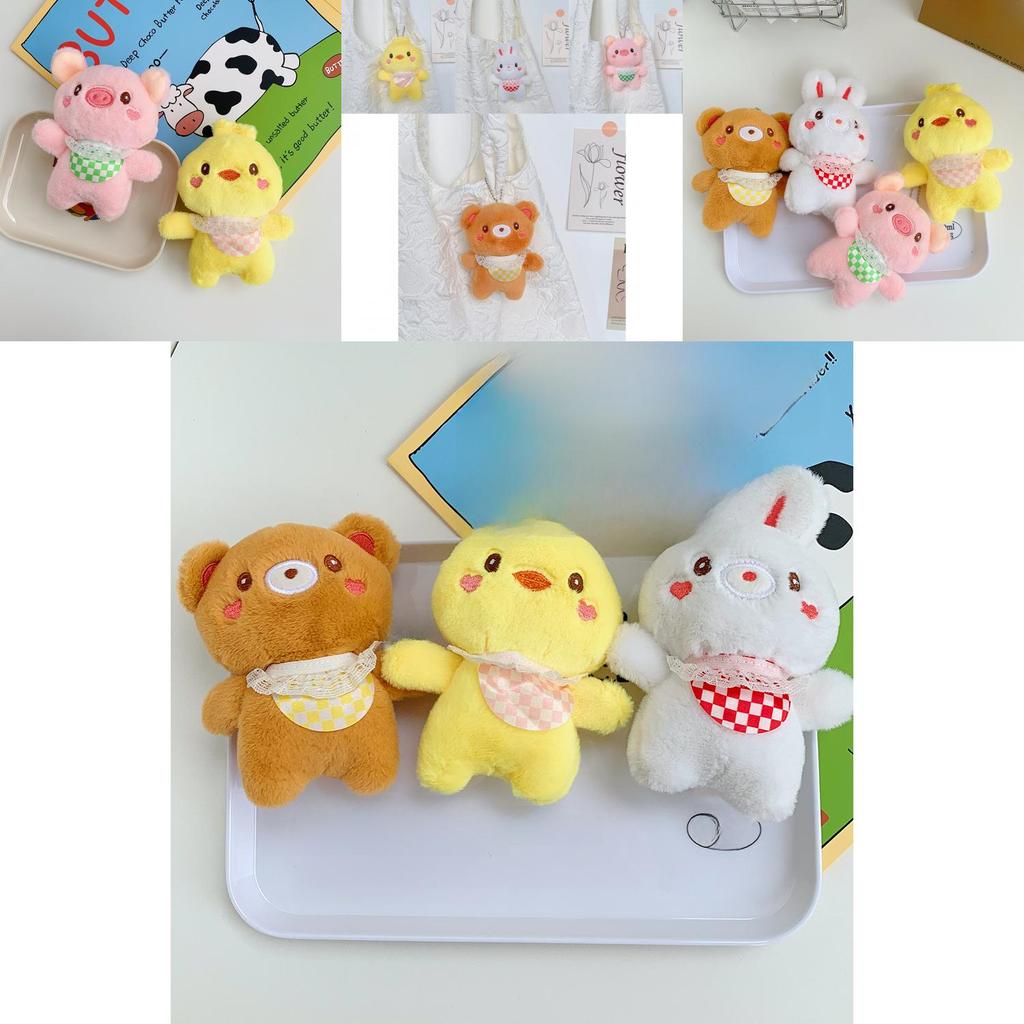 Adorable Plush Keychain Bear Creative Stuffed Animal Perfect For Kids And Adults