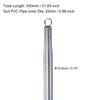 Uxcell 19.8mm X 550mm PVC Spring Bender, Galvanized, Silver, PVC Pipe Bending Device