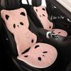 Panda Winter Plush Car Seat Cushion for Toyota bZ3, Corolla, RAV4, Rongfang, bZ5