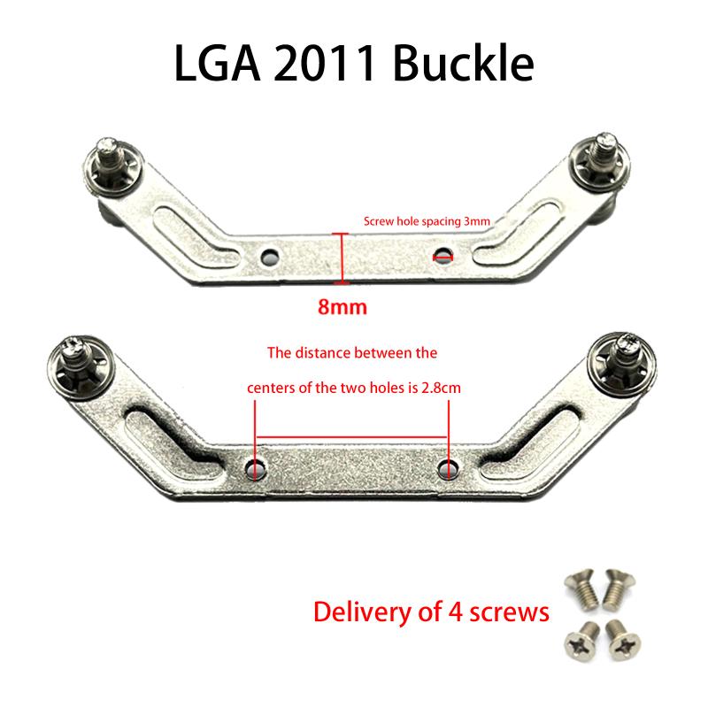 1Set Computer Cpu Radiator Mounting Bracket Backplane Accessories For Lga2011 X99 X79 E5 1700 1366 115X 1200 Amd Am2 Am3 Am4 Am5