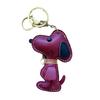 Couche supérieure Cuir de vache Fait main Zodiac Chien Pendentif en cuir Mignon Snoopy Porte-clés de voiture Pour femmes Fourreau de livre