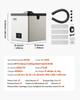 Solder Fume Extractor 85W Brushless Smoke Absorber with 3-Stage Filters