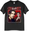 Timothee Chalamet 90s Vintage Unisex Heren T-shirt Heren t-shirt Katoen Heren T-shirt Heren Zomer Mode Heren T-shirt