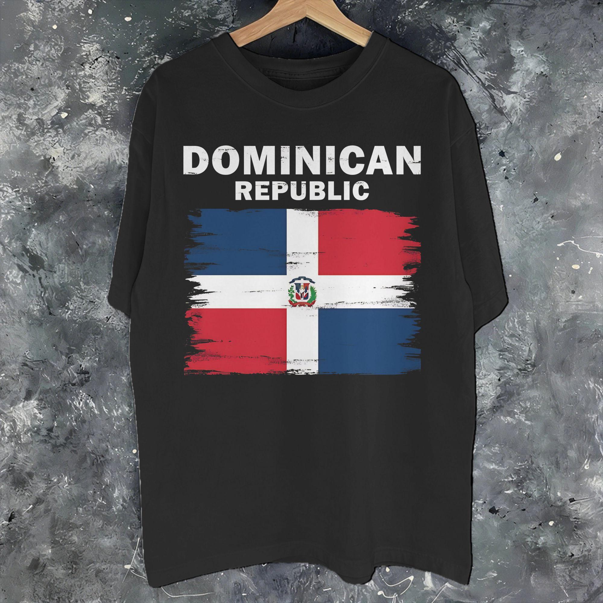 

Dominican Republic Soccer Football Graphic Print T Shirt for Unisex Women Pure Cotton Tee Shirt Clothing S
