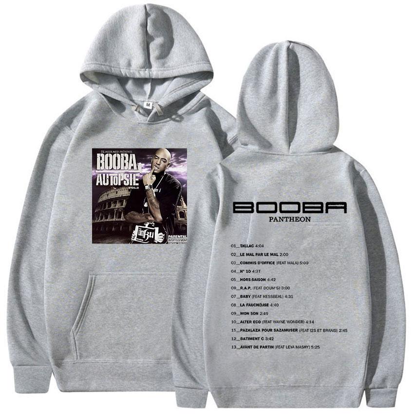 Rapper Booba Ouestside Album Pullovers Hoodies Men'S Vintage Gothic Oversizsweatshirts Man Hip Hop Punk Clothing Hoodie