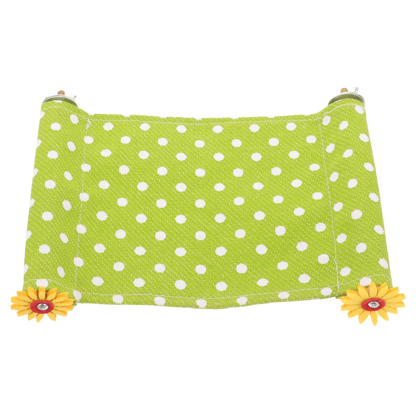 

Гамак для попугая, винты для крепления на дом, клетка для птиц, гамаки, кровать для домашних животных, гнездо для хорька светло-зеленый