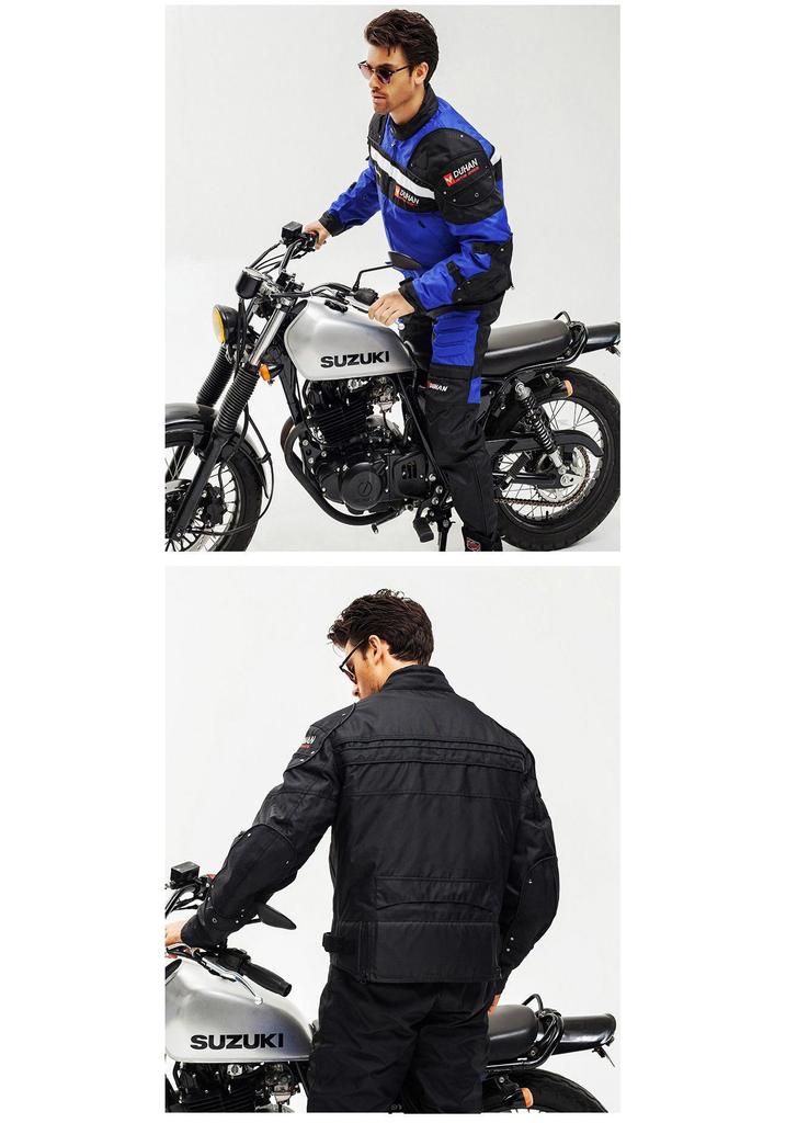 Duhan Men's Waterproof Motorcycle Racing Suit - Anti-fall, Breathable Jacket & Pants Set