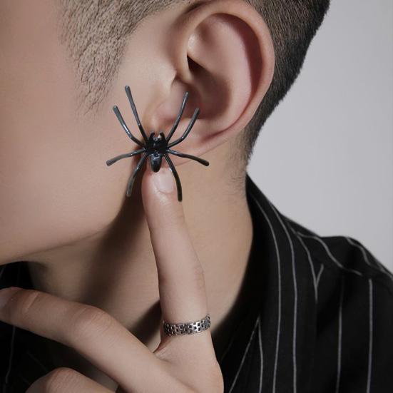 1 stk Kjempeedderkopp Øredobb Komfortabel Bruk Krypende Øredobb Morsom Rollespill Statement Edderkoppdekor