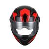 Full Face Motorcycle Helmet Dual Visor with Removable Winter Neck Scarf and Dust Bag