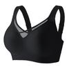 Women Plus Size Mesh Neckline Bra For Large Bust Slimming Support