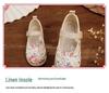Embroidered Girls' Hanfu Shoes - Ethnic Style Children's Princess Costume Tang Suit Skirt Shoes