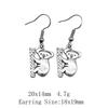 Christmas Decorations Earrings Set Animals Drop & Dangle Earring Backpack Ear Rings